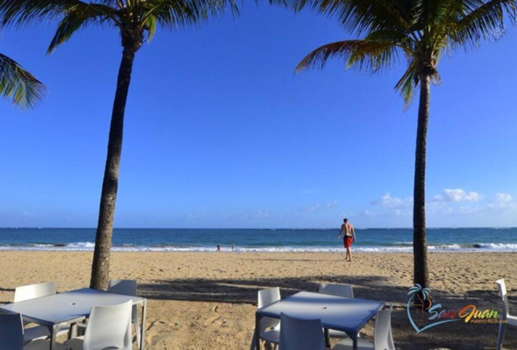 One Bedroom Apt 30 Steps From Prime Beach Generator Parking Included San Juan Exterior photo